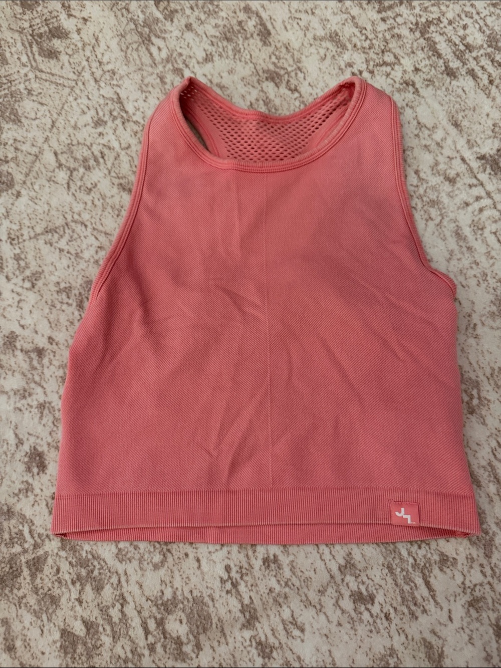 FootJoy Coral Pink Athletic Crop Tank